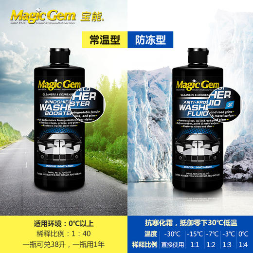 （永久下架）宝能 高性能玻璃水（常温、防冻可选） 商品图3