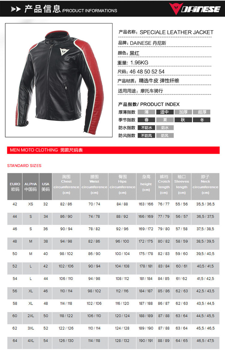 dainese/丹尼斯 speciale限量版复古皮衣mr.martin合作款