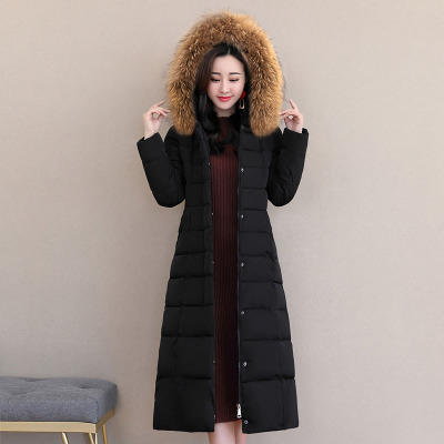 CQ-	OKYZ1903冬季长款加厚时尚简约百搭棉服 唐织绾 商品图1