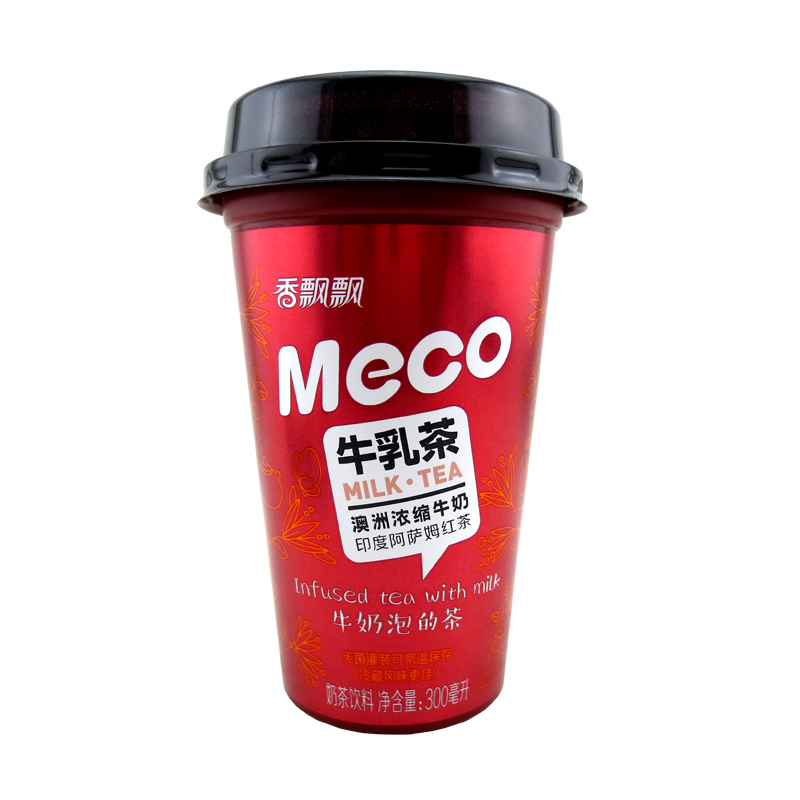 香飘飘meco牛乳茶300ml/杯