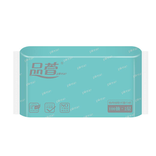 品萱 商用抽纸 塑包面纸 100抽  96包整箱 商品图1