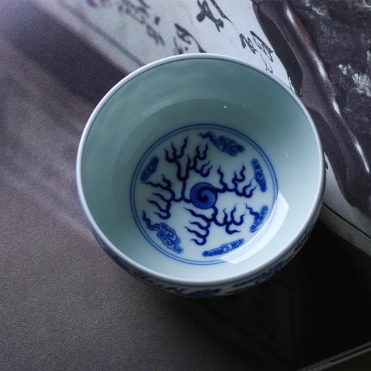 青花龙凤呈祥杯 商品图2