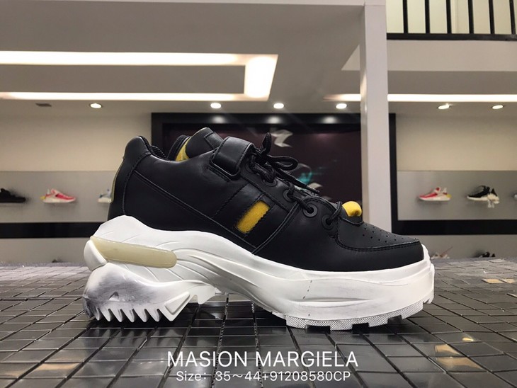 男女均有 masion margiela trainers 2018秋冬小牛皮橡胶厚底运动鞋