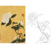 于非闇竖幅工笔花鸟白描底稿《白山茶图》-多种白描尺寸可选-YF23 商品缩略图0
