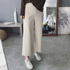 6277简约高腰毛呢阔腿裤女直筒加厚休闲九分裤  【不退不换 /11月清仓】 商品缩略图7