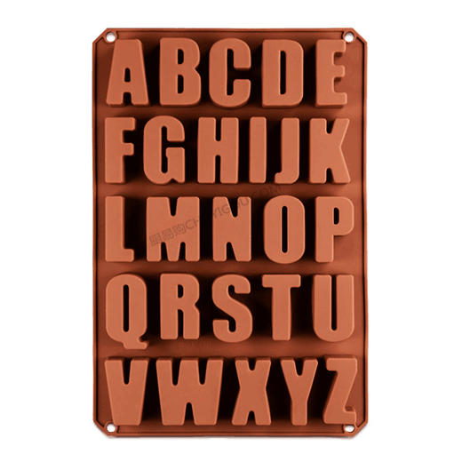 26个英文字母模具/可以制作盐雕、琼脂雕、巧克力模具和火锅油模具 商品图3