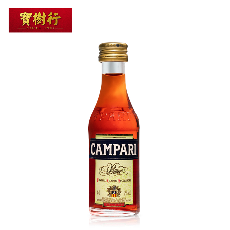 【campari】金巴利苦味利口酒40ml 意大利原装进口利口力娇配制酒