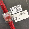    卡地亚蓝气球系列 新年中国红🇨🇳 中号33mm 瑞士石英机芯 蓝宝石镜面，鳄鱼纹牛皮表带蓝宝石镜面，认准独家品质，不断的升级修改 更一步的接近正品「1970621603」 商品缩略图0