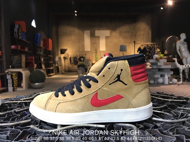 男女均有 耐克 nike air jordan skyhigh 耐克乔丹联名帆布鞋板鞋