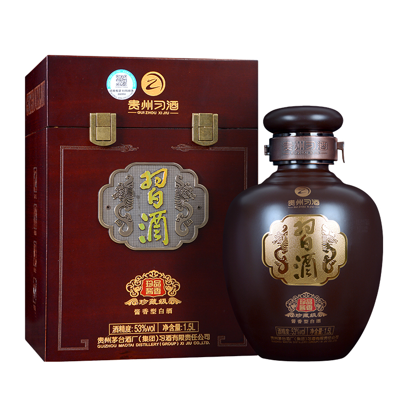 习酒·珍品酱香珍藏级白酒53度1.5l单瓶装