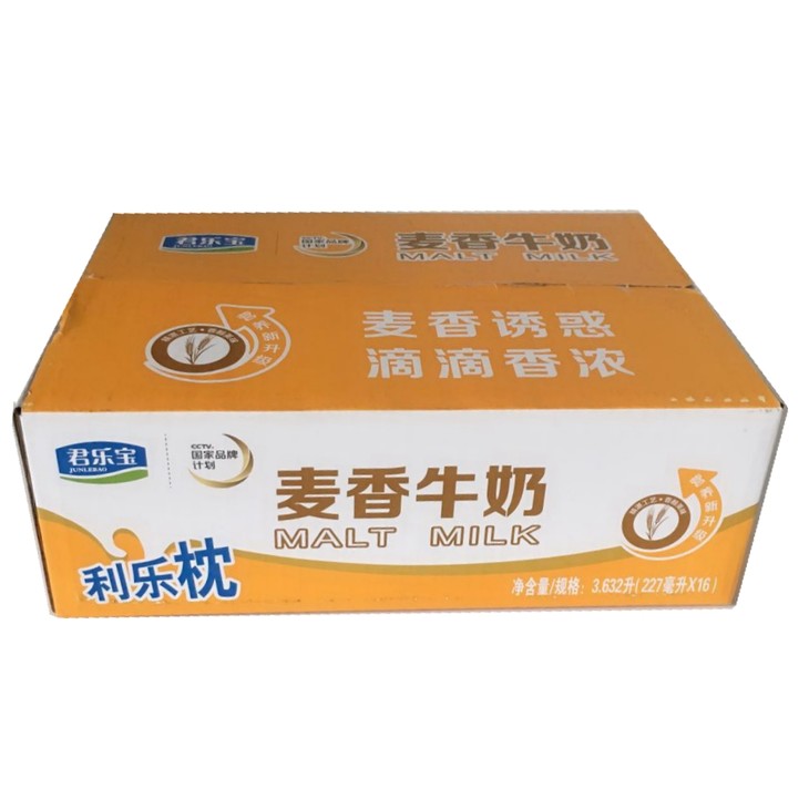 【04.15-05.30】君乐宝利乐枕麦香牛奶227ml*16包(纯奶)
