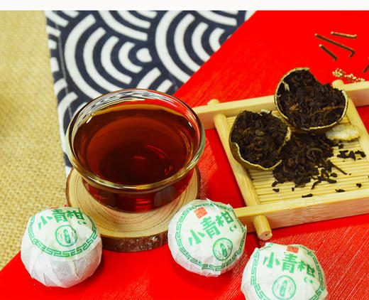 唯茶六星级真品质 小青柑宫廷品质普洱茶新会陈皮熟茶礼盒装 可定制 商品图3