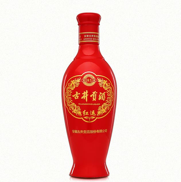 红运h1(古井贡酒 )38度 500ml/瓶*6瓶(喜宴,聚会,升学