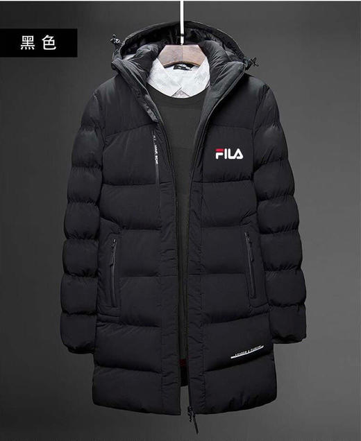 点此购买   斐乐男士中长款棉服连帽 宇 110239 商品图8