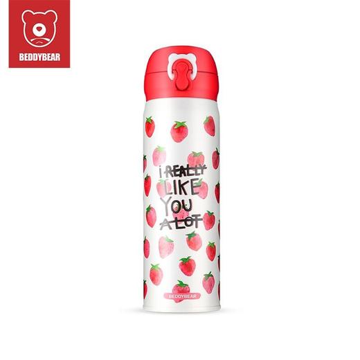 【官方授权】杯具熊草莓保温杯 480ml 商品图0