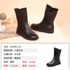 Signew/信诺 新款加绒保暖棉靴真皮软底舒适妈妈鞋 8M280-26 商品缩略图2