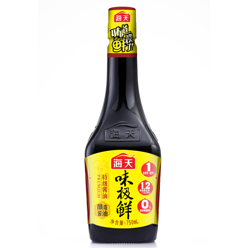 海天 味极鲜特级生抽酱油 750ml