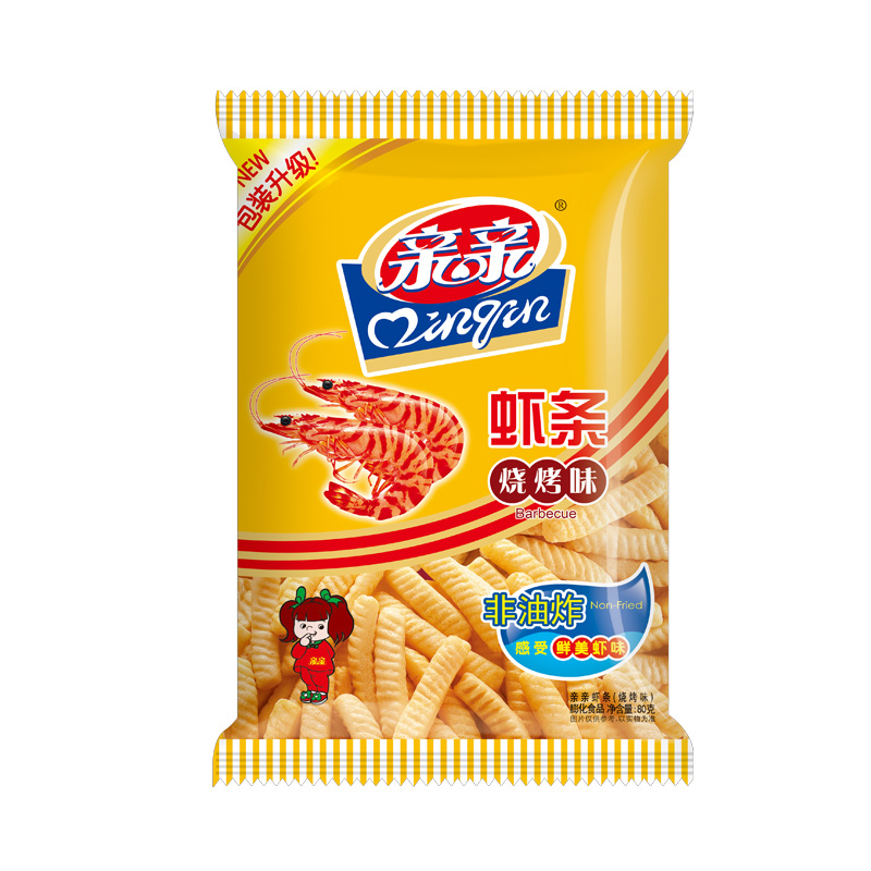 亲亲虾条烧烤味