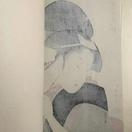 喜多川歌麿 《歌撰恋之部》系列《深忍恋》美人图珍贵手工木刻浮世绘版画 商品图7