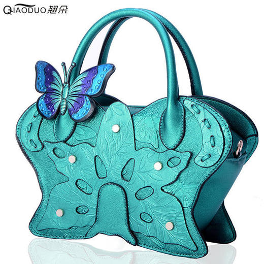 民族风彩绘蝴蝶，单肩包手提包斜跨包QD-9602 商品图2