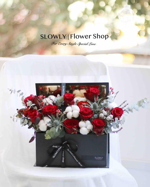 红色半开花盒 商品图1