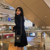 【连衣裙】小众连衣裙娃娃裙赫本风少女小黑裙金丝绒连衣裙子 商品缩略图4