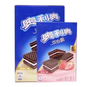 奥利奥双心脆威化87克