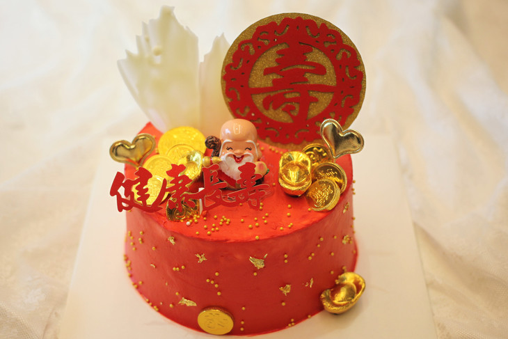 场景主题蛋糕系列|寿辰 寿星公 祝寿,如图款式,新鲜水果,动物性淡奶油