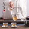 盖碗-玻璃镶锡贴花三才盖碗6款 商品缩略图1