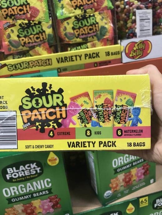 sour patch kids 果汁软糖24袋装/18袋装 完全无色素、无人工添加 商品图5