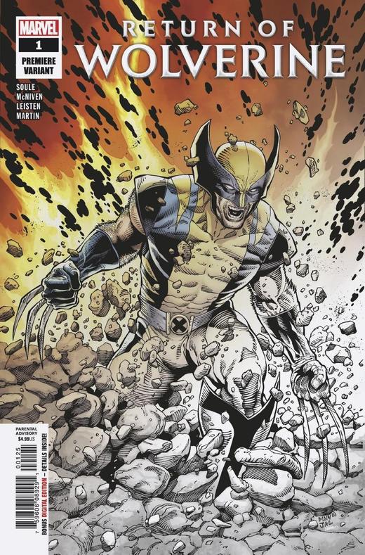 金刚狼归来 主刊 Return Of Wolverine（2018）变体 商品图12