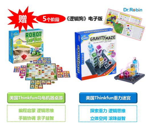 美国Thinkfun重力迷宫/机器乌龟编程桌游｜5岁以上 商品图8