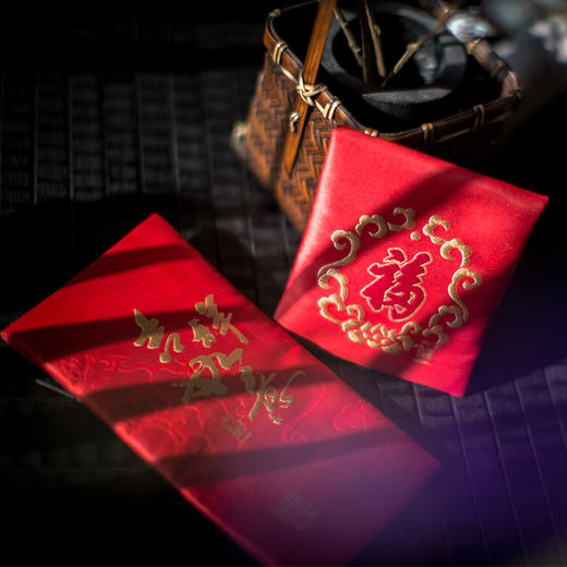 锦色钥匙扣零钱包礼盒 织锦工艺 雍容华贵 吉祥喜乐 商品图3