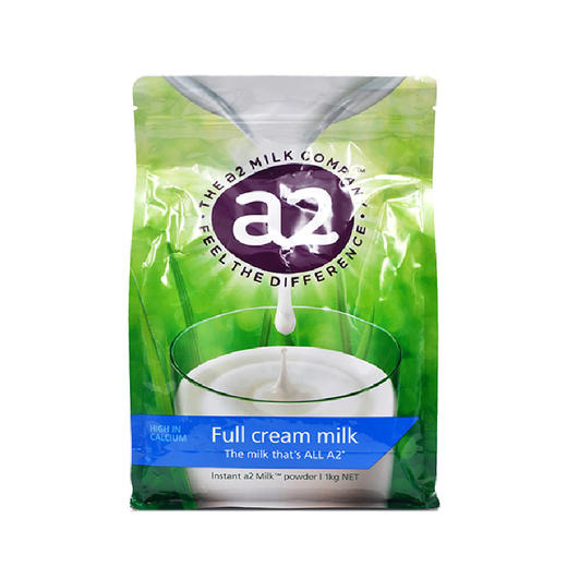 【营养美味】澳洲 A2 高钙成人脱脂/全脂奶粉 全家适用1kg 商品图3