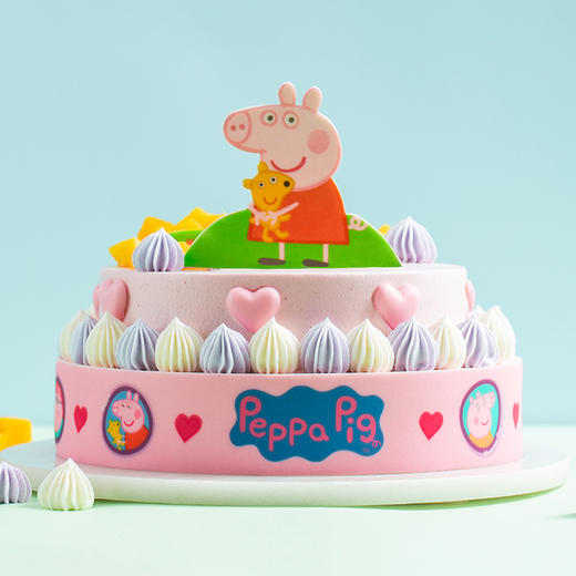 【小猪佩奇】正版小猪佩奇儿童专款蛋糕 2磅（高州） 商品图1