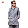 佐尔美2018冬季新品女装中老年灰鸭绒双面穿羽绒服E74YY14 商品缩略图0