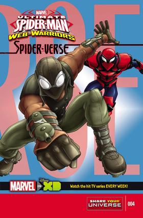 动画终极蜘蛛侠 支线 Marvel Universe Ultimate Spider Man Spider Verse（2015）普封