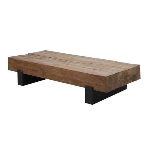 新做柚木+铁腿原木家具IF18-121矮桌茶几矮茶桌QQ18110017 Newly made Teak wood+iron Coffee table 商品图2