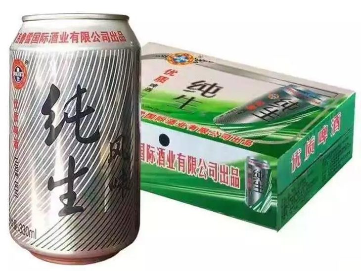 330ml优质纯生风味易拉罐啤酒