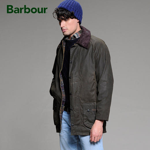 Barbour 涂蜡外套 Beaufort系列 BW14WF507 军绿色N7 商品图1