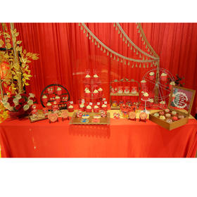 中式婚礼主题甜品桌C
