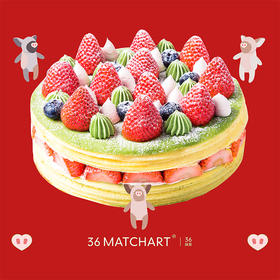 0元拼团抽！草莓抹茶千层 - 快乐猪猪的最爱