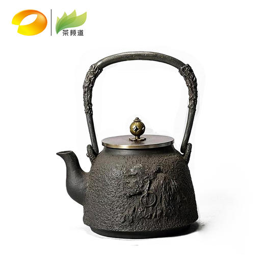 铁壶 渡和堂达摩手工铁壶 0.9L 商品图0