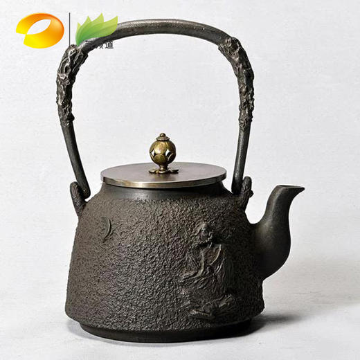 铁壶 渡和堂达摩手工铁壶 0.9L 商品图2