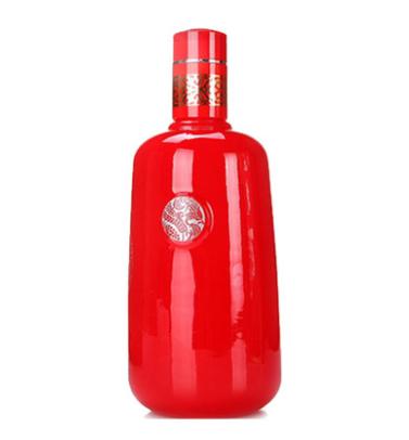 35度五粮醇红淡雅(扁盒装)500ml 单瓶 商品图2