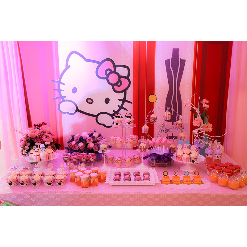 Hello Kiitty婚礼甜品桌