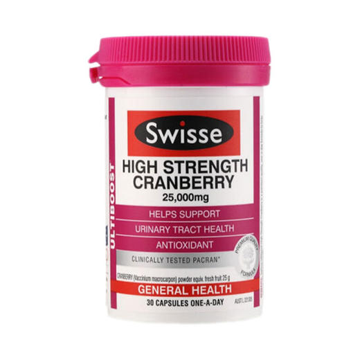 澳大利亚Swisse瑞思蔓越莓胶囊30粒/瓶 呵护女性健康保养卵巢 香港直邮 商品图0