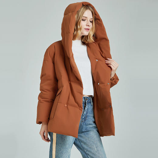 coco&nini 休闲羽绒服！白鹅绒填充，3 倍保暖力，时尚百搭，多款多色可选 商品图1