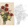 于非闇竖幅工笔花鸟白描底稿-牡丹-YF75 商品缩略图0
