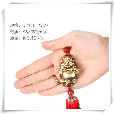 【好运礼】九华山祈福弥勒挂件 93定制款 商品图2